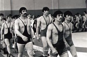 Спартакиада РСФСР 1979 года. Асланбек Бисултанов, Хасан Орцуев, Руслан Бадалов, Беслан Туштаров.