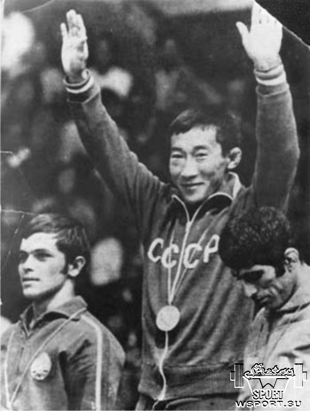 Роман Дмитриев с золотой медалью Олимпиады-1972